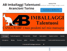 Tablet Screenshot of abimballaggi.com